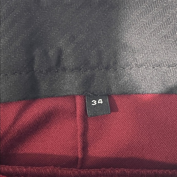 The Kooples Women's Velvet Carrot Pants Burgundy color size 34 France US size 2 - Picture 10 of 16